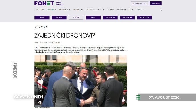 Vesti u 60 sekundi